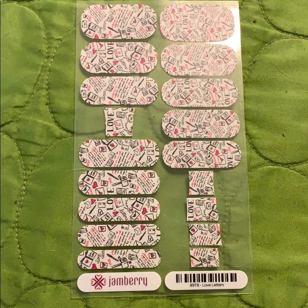 Jamberry Nail wraps- Love Letters